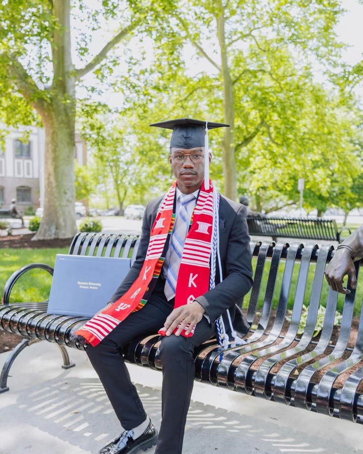 An unexpected additional $40,000 in scholarship money came Arthur Harrington's way after he made a call to the admission's office at Hampton University before he arrived as a student. The 2021 Cass Tech graduate repaid the university's trust by graduating in three years and now he is "ready to get involved" in community initiatives that uplift the city of Detroit.