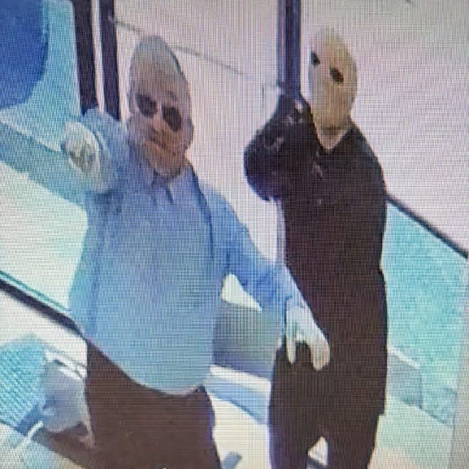 Images provided by the Dearborn Police Department show individuals and a vehicle police say were involved in a jewelry store armed robbery about 5:30 p.m. Aug. 7, 2024, in the 7000 block of Schaefer Road in Dearborn.